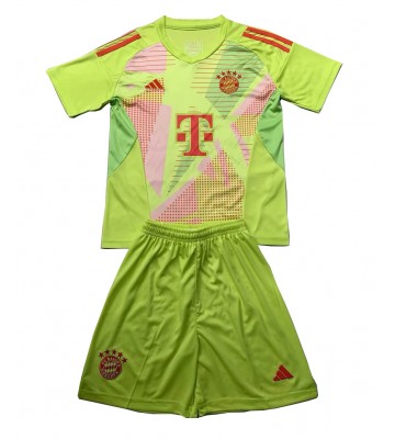 Bayern Munich Portero Primera Equipación Niños 2024-25 Manga Corta (+ Pantalones cortos)